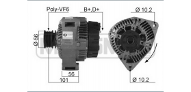  ALTERNATORE NUOVO MESSMER 210198A